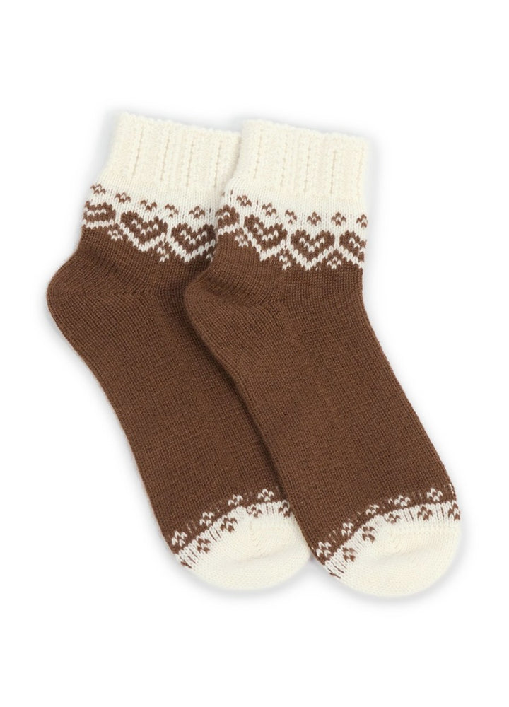 Cashmere Fair Isle Socks
