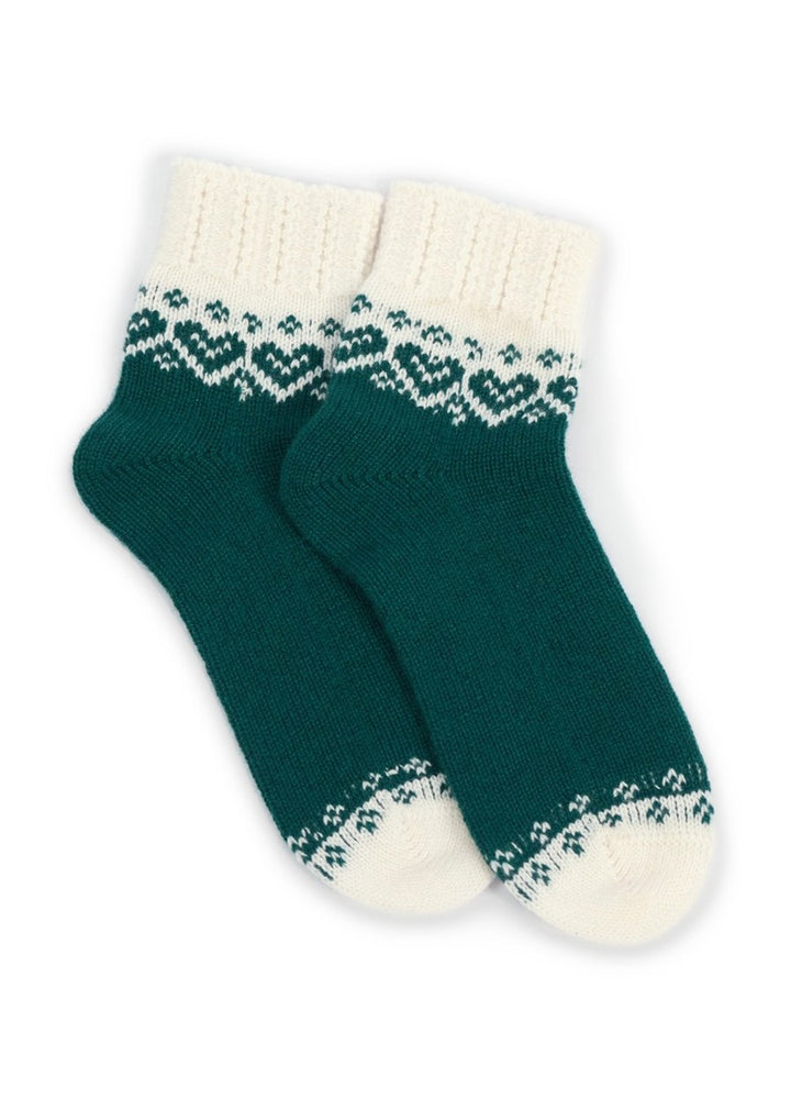 Cashmere Fair Isle Socks