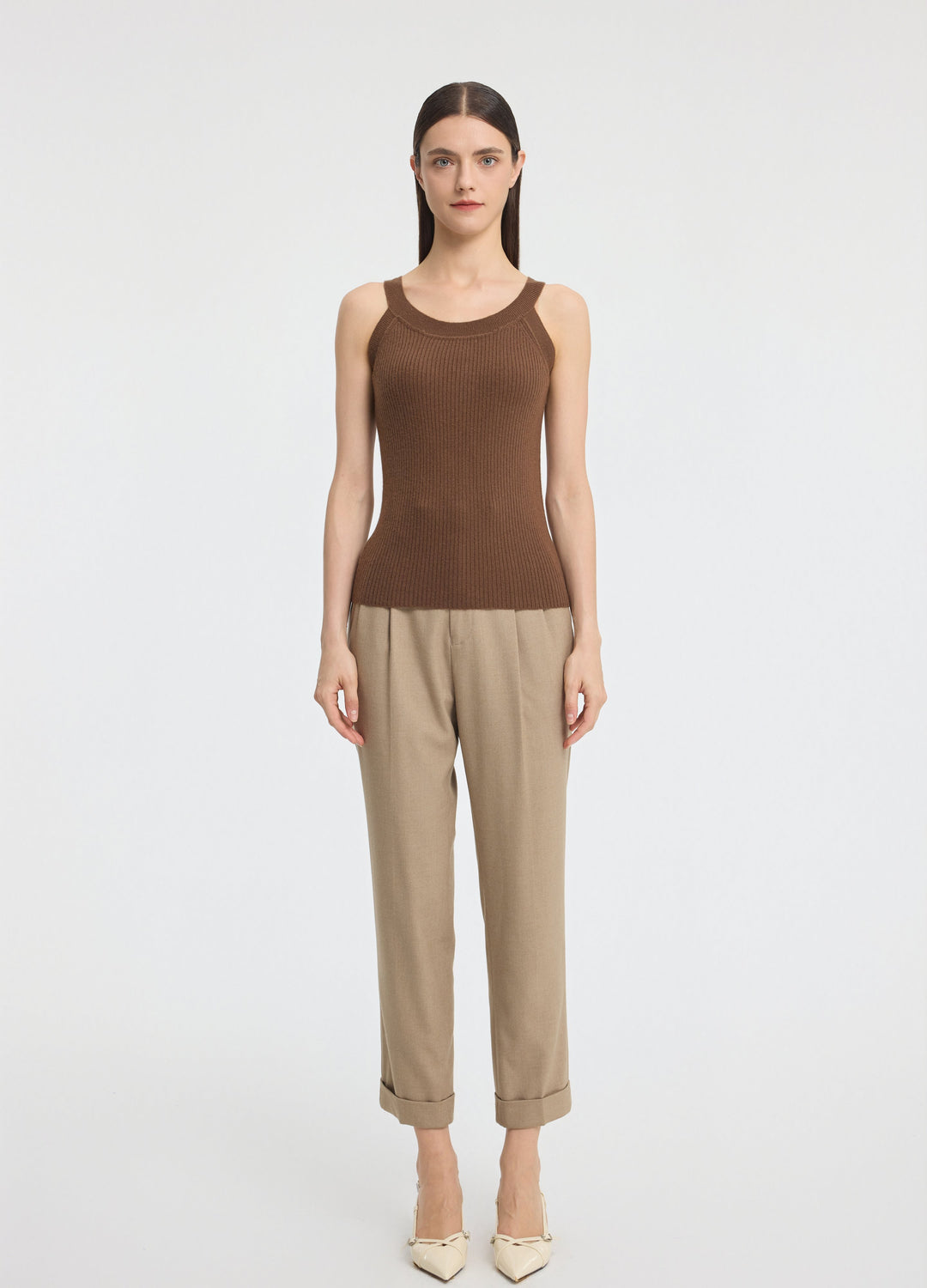 Cashmere Fine-Knit Camisole
