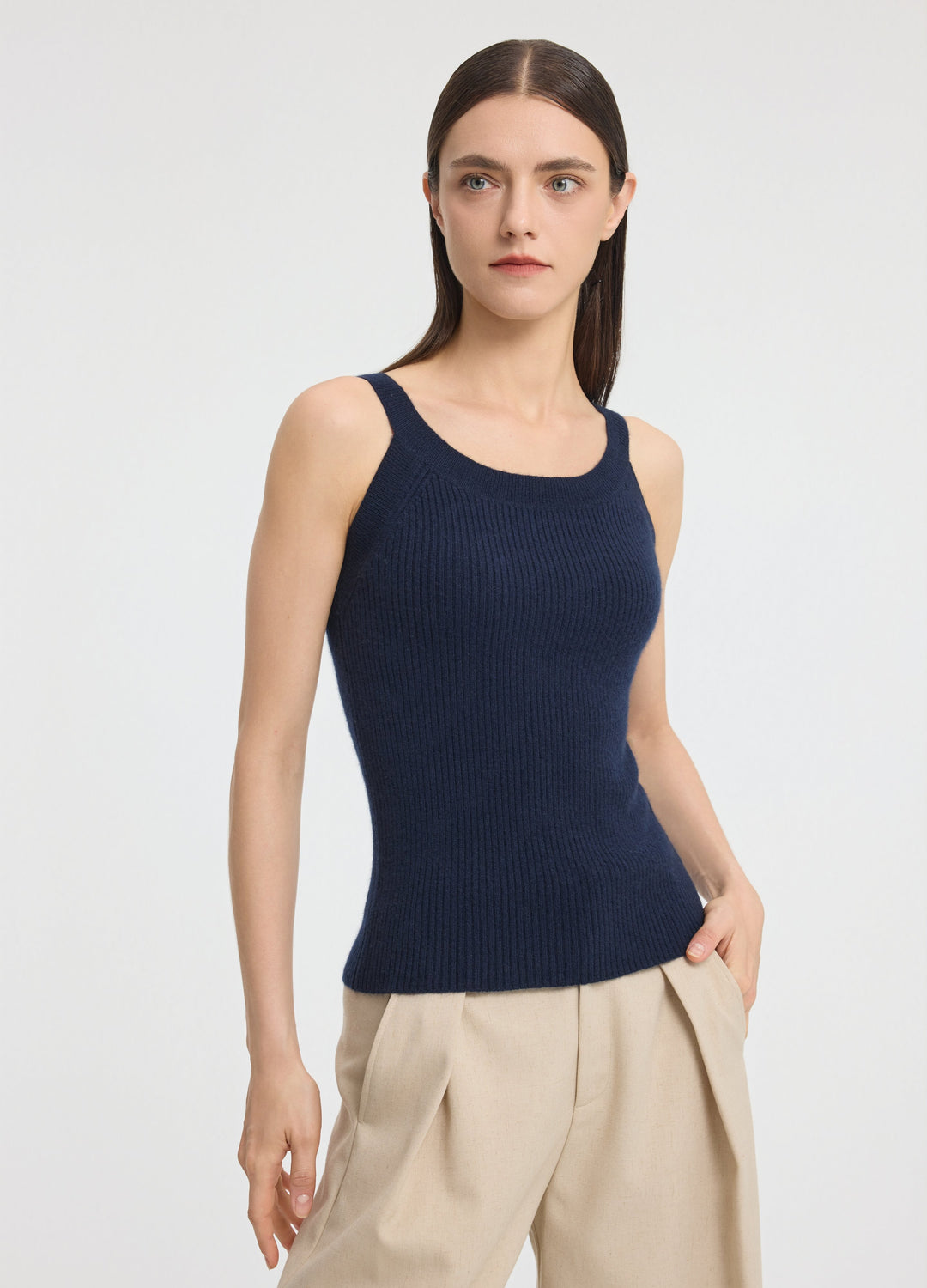 Cashmere Fine-Knit Camisole