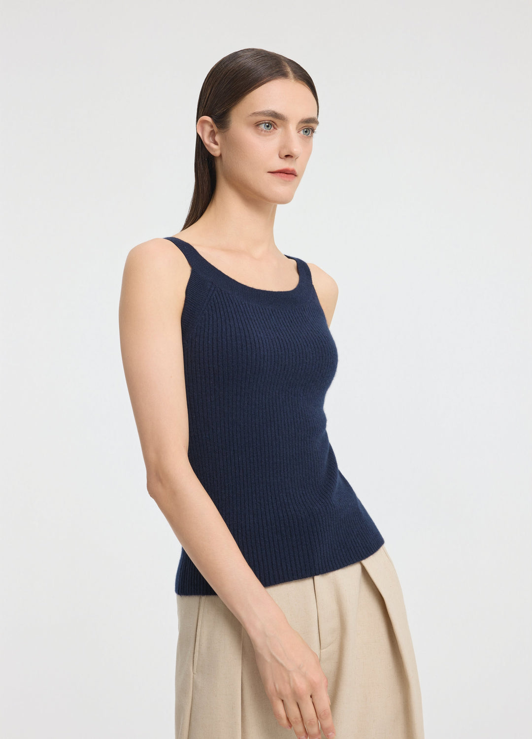 Cashmere Fine-Knit Camisole