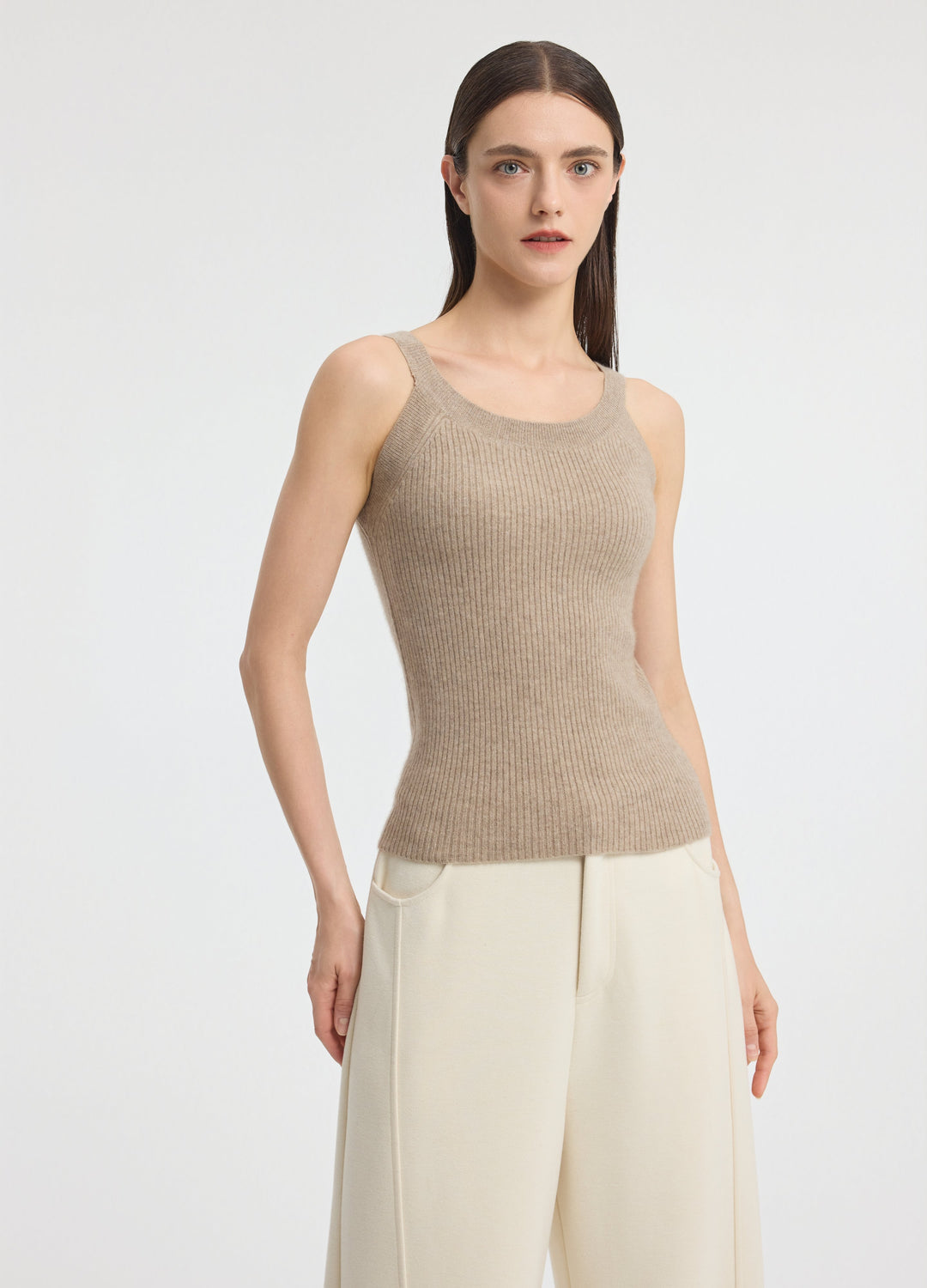 Cashmere Fine-Knit Camisole