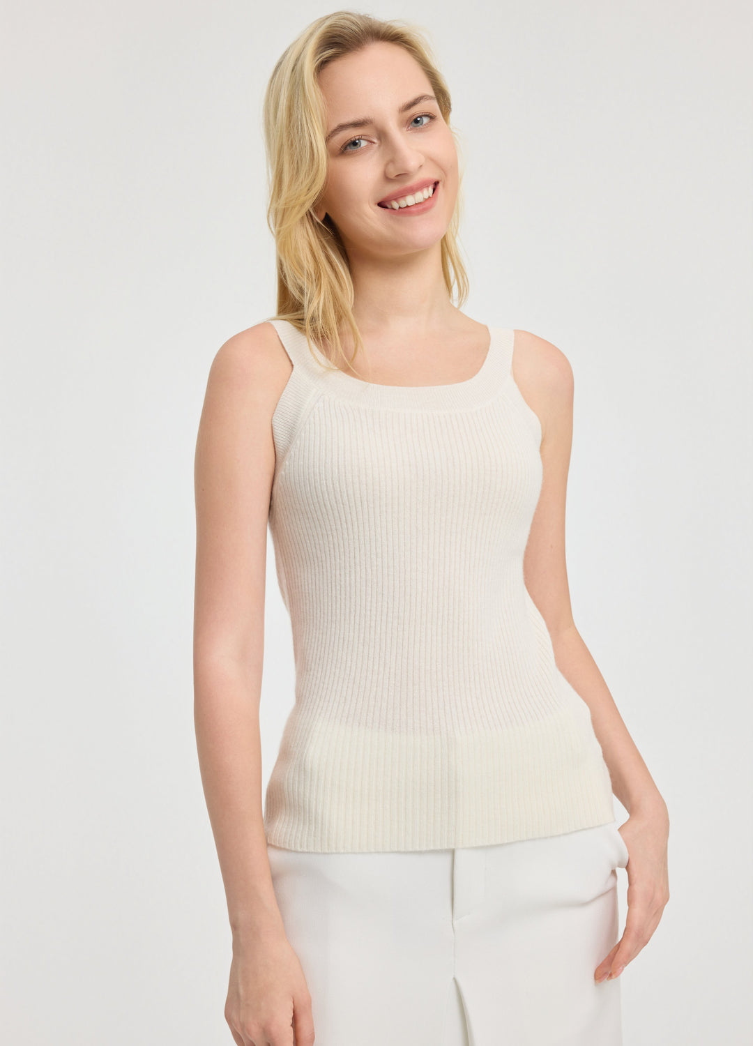 Cashmere Fine-Knit Camisole