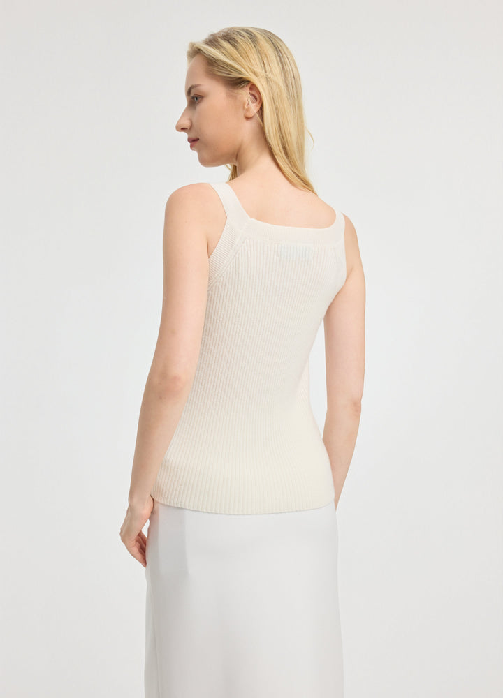 Cashmere Fine-Knit Camisole