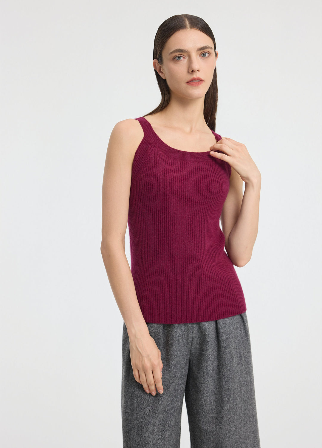 Cashmere Fine-Knit Camisole