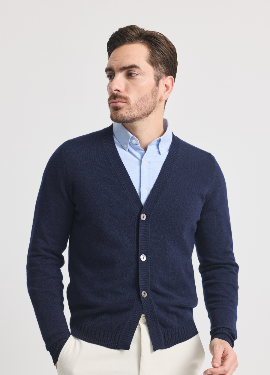 Men's Greenwich Cardigan (Merino Blend)
