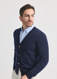 Men's Greenwich Cardigan (Merino Blend)
