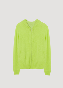 Cashmere Highbury Hooded Zip-Up