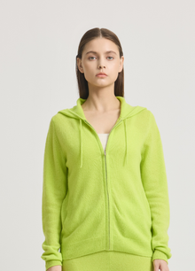 Cashmere Highbury Hooded Zip-Up