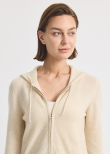 Cashmere Highbury Hooded Zip-Up