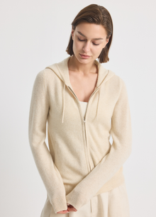 Cashmere Highbury Hooded Zip-Up