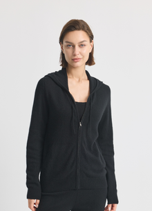 Cashmere Highbury Hooded Zip-Up
