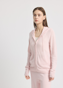 Cashmere Highbury Hooded Zip-Up
