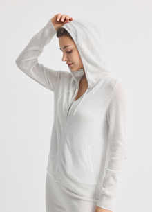 Cashmere Highbury Hooded Zip-Up