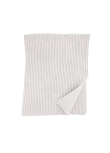 Cashmere Ribbed Snood With Slit