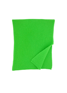 Cashmere Ribbed Snood With Slit