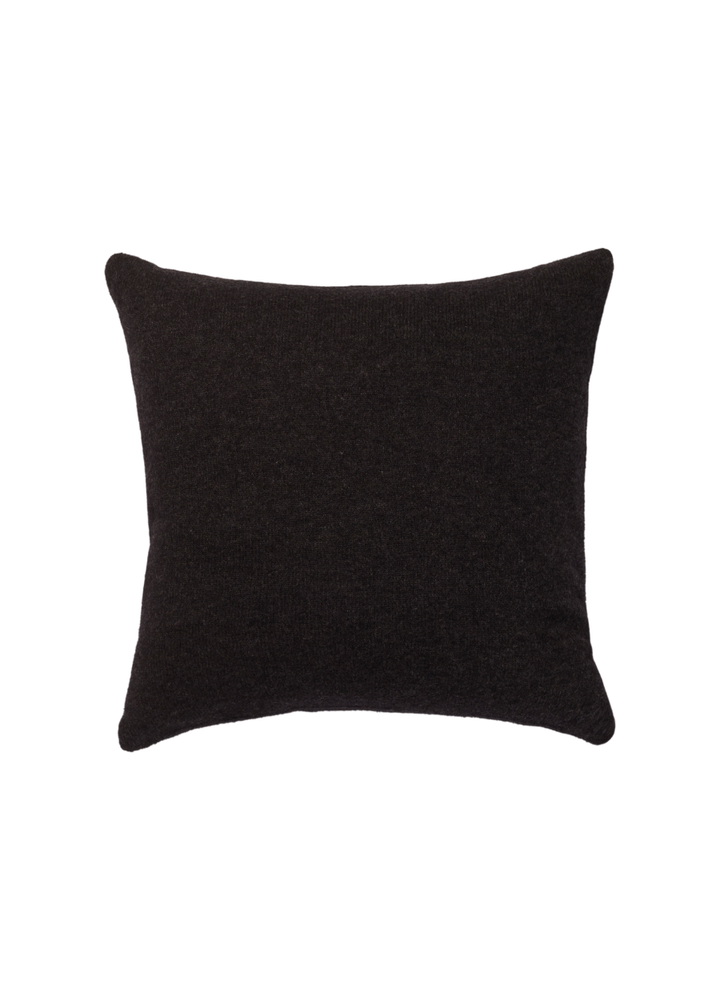 Denner cashmere Large Cushion Cover in Charcoal