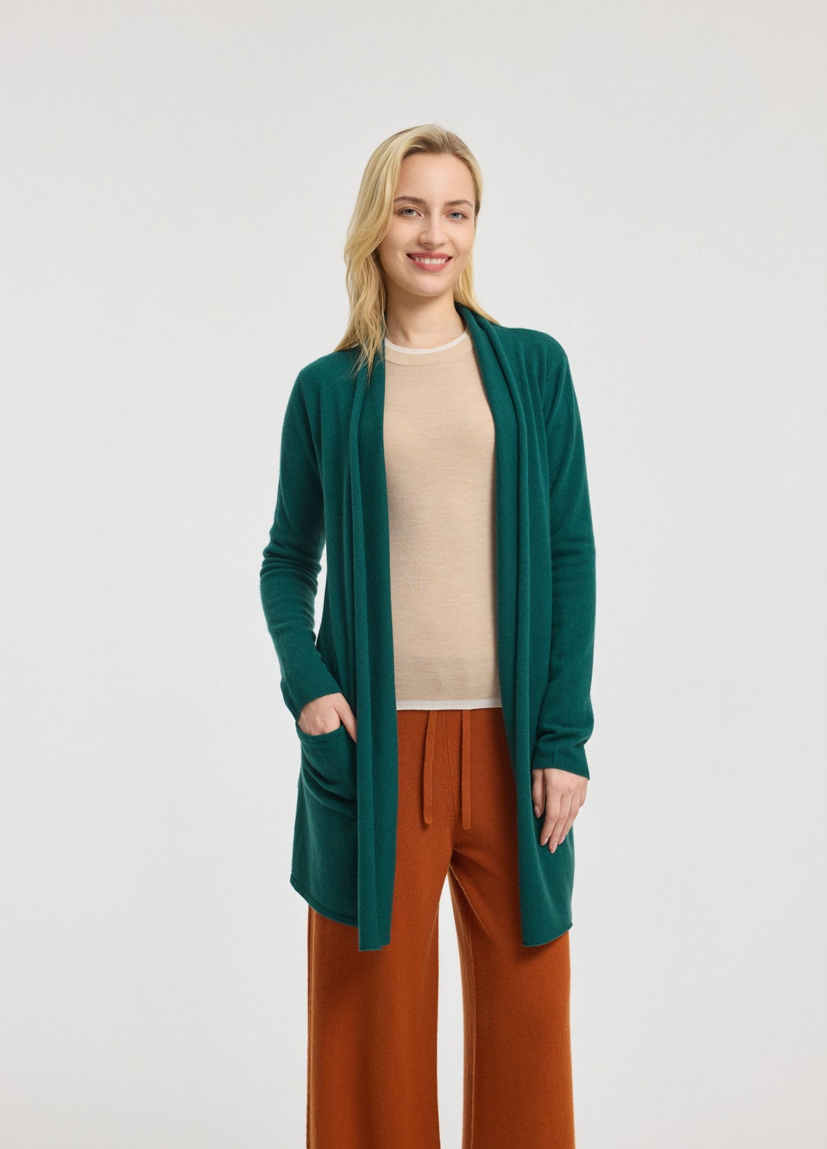 Cashmere Long Cardigan