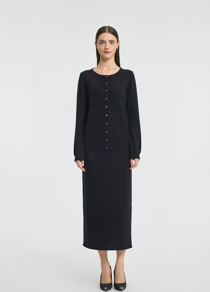 Cashmere Long Skirt
