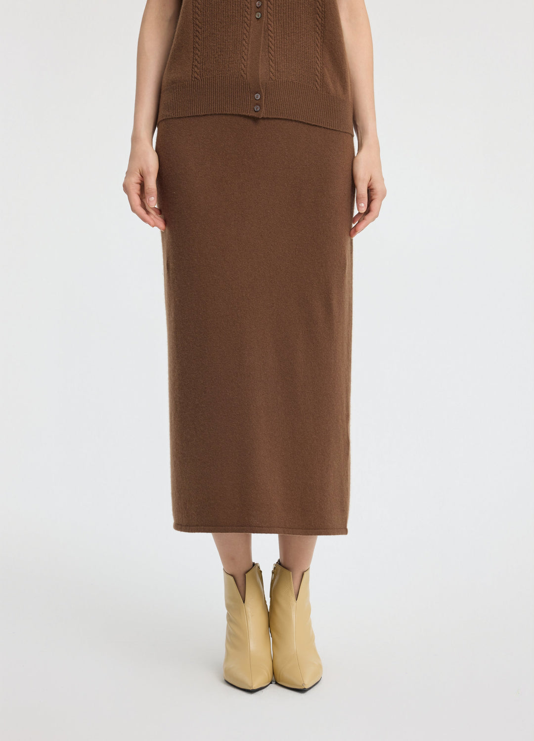 Cashmere Long Skirt