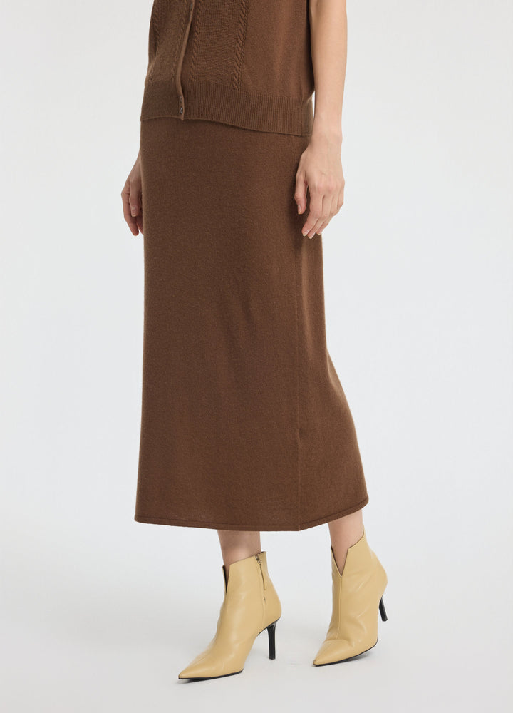 Cashmere Long Skirt