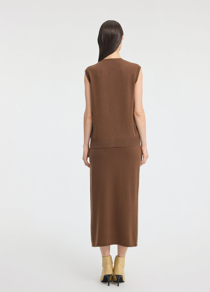 Cashmere Long Skirt