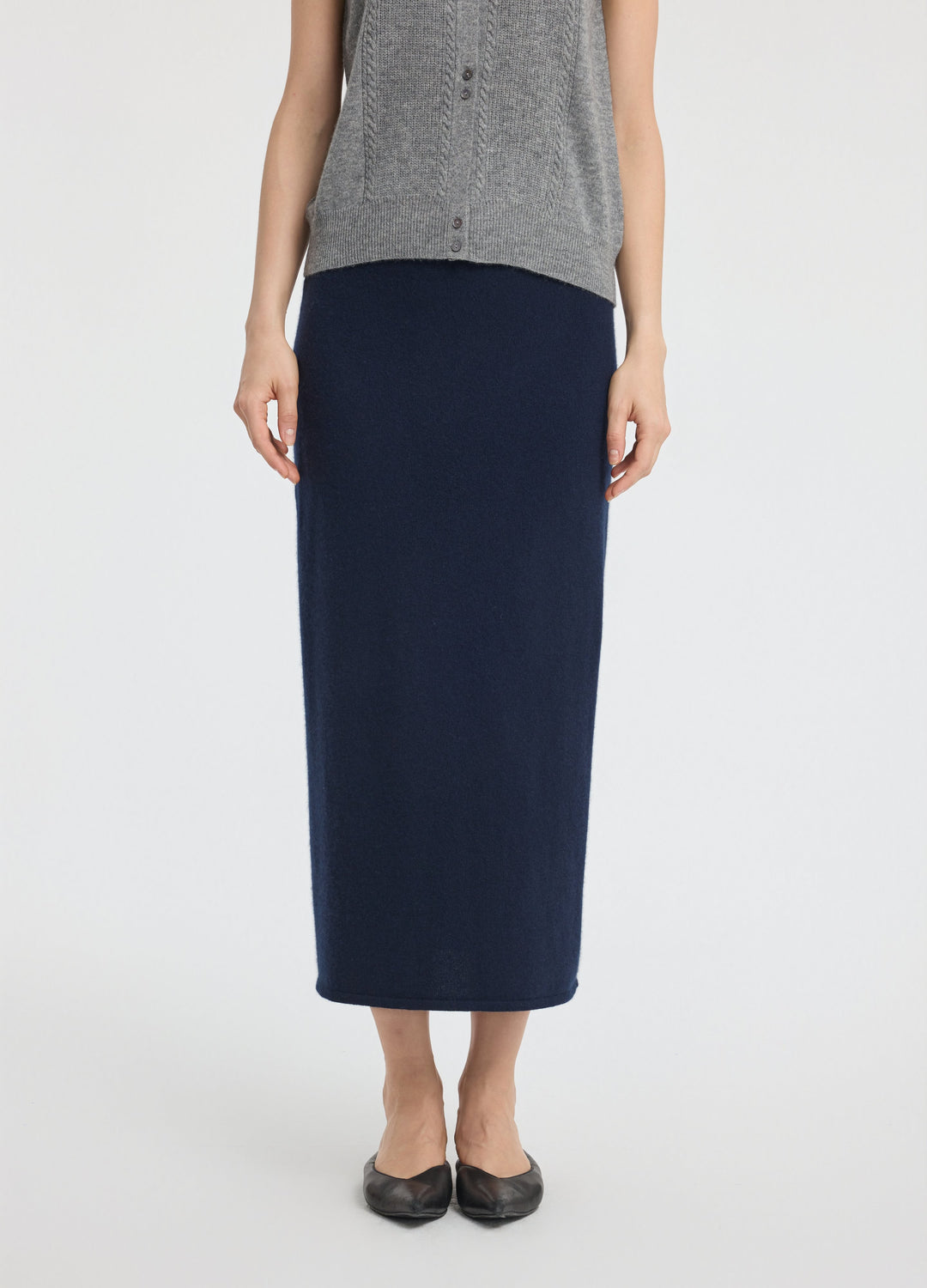 Cashmere Long Skirt