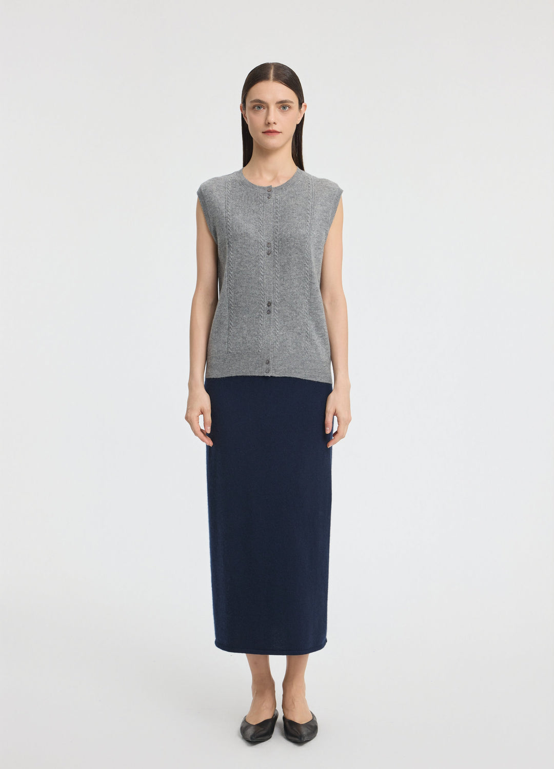 Cashmere Long Skirt