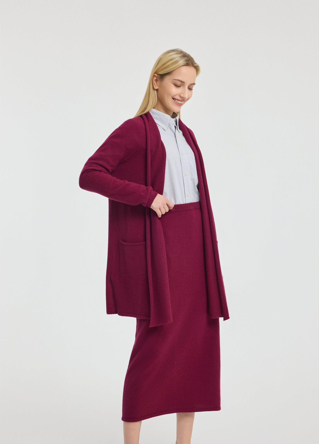 Cashmere Long Skirt