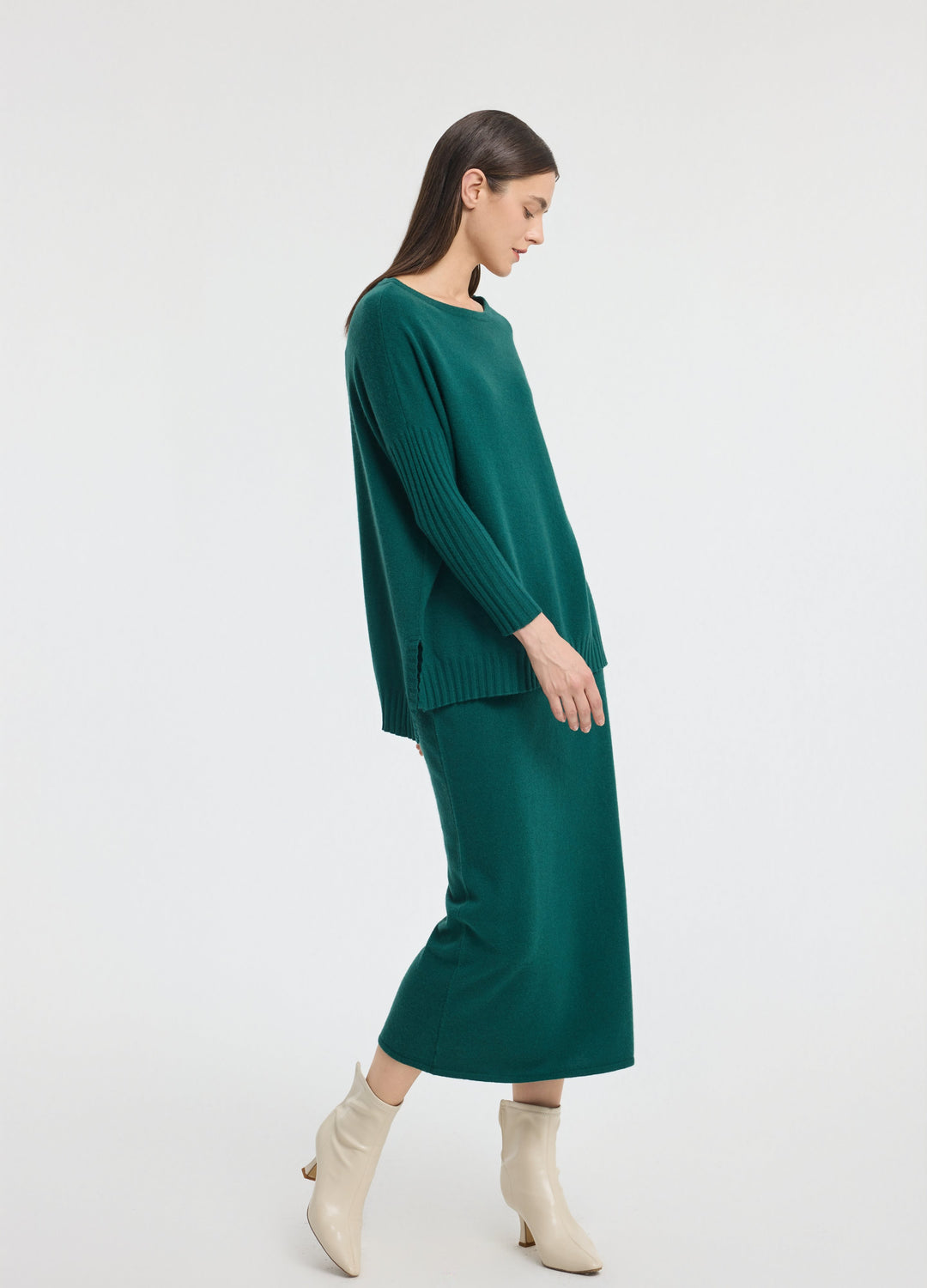 Cashmere Long Skirt