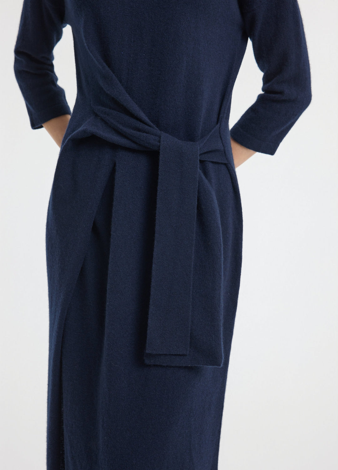 Cashmere Luna Tie Front Dress