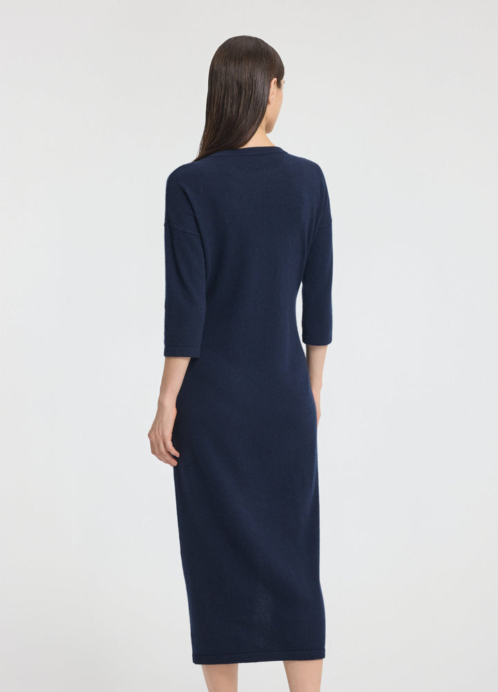 Cashmere Luna Tie Front Dress