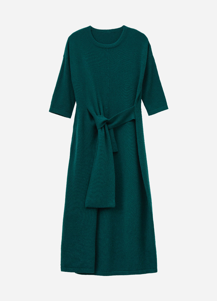 Cashmere Luna Tie Front Dress
