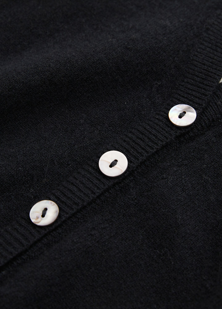 Cashmere Layering V-Neck Cardigan