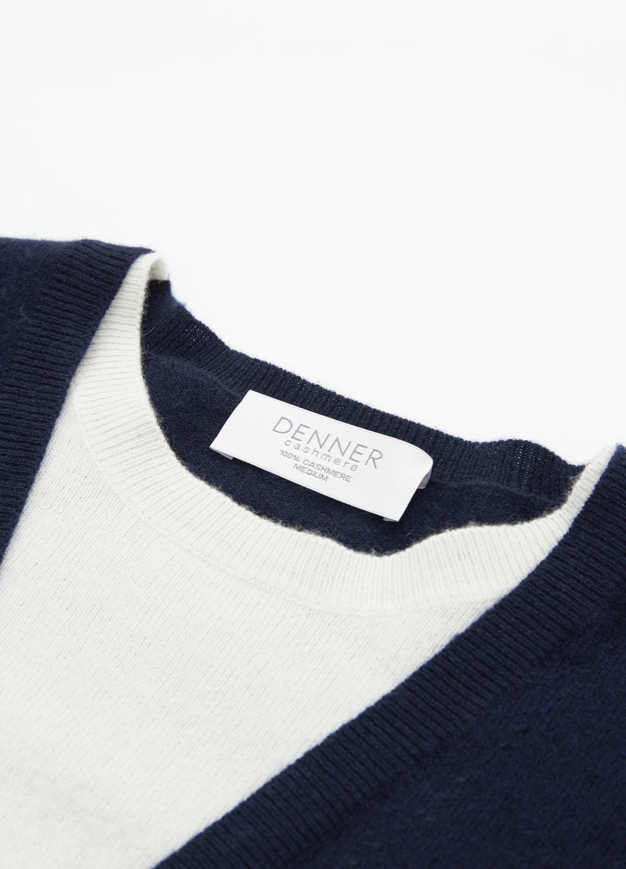 Cashmere Layering V-Neck Cardigan