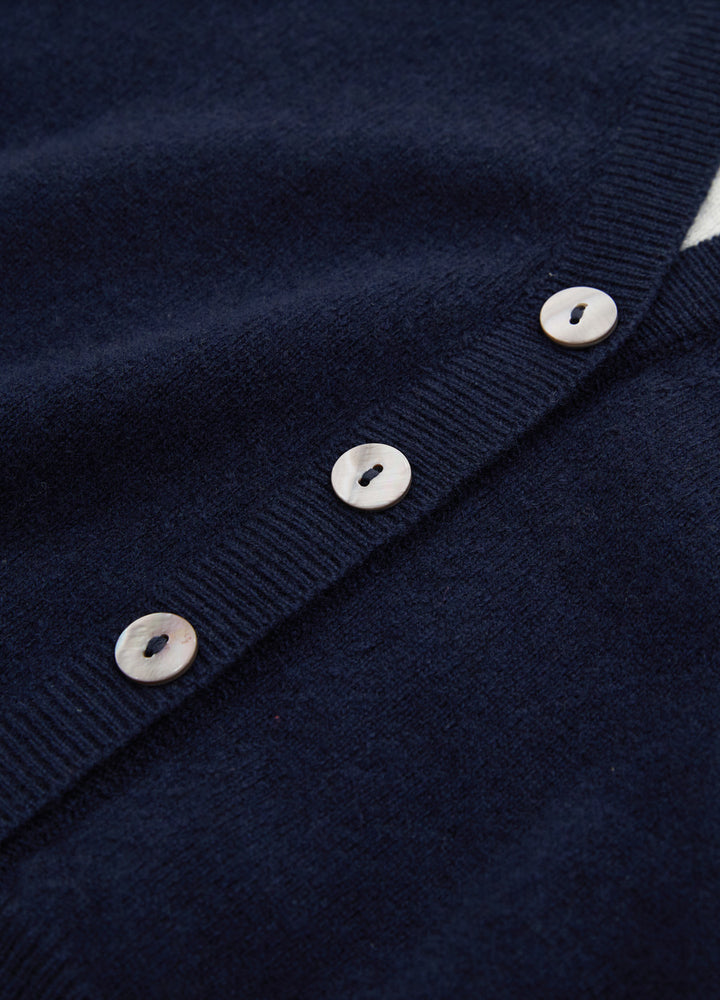 Cashmere Layering V-Neck Cardigan