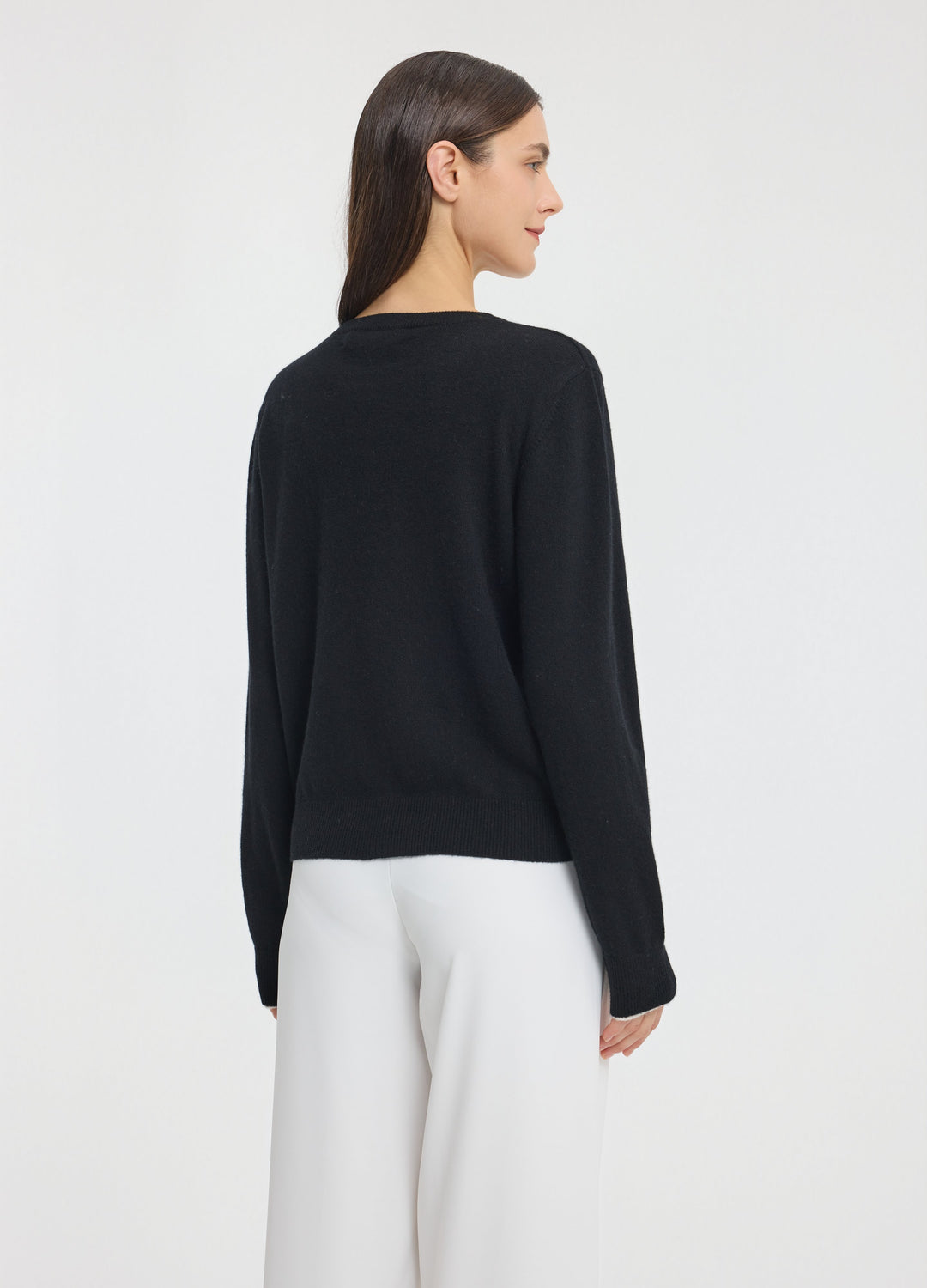 Cashmere Layering V-Neck Cardigan