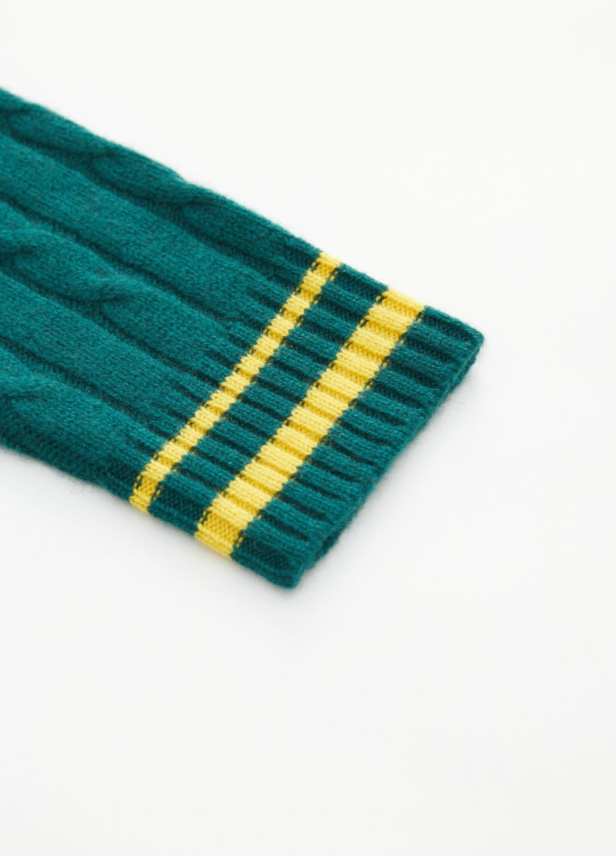 Cashmere Men's Cable Cricket Jumper