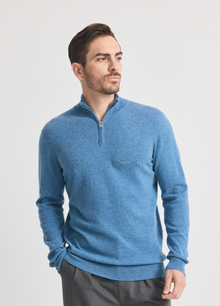 Men's Kensington Summer Quarter Zip (Merino Blend)