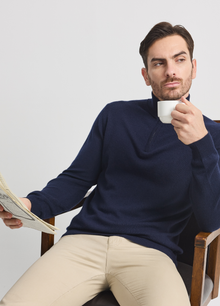 Men's Kensington Summer Quarter Zip (Merino Blend)