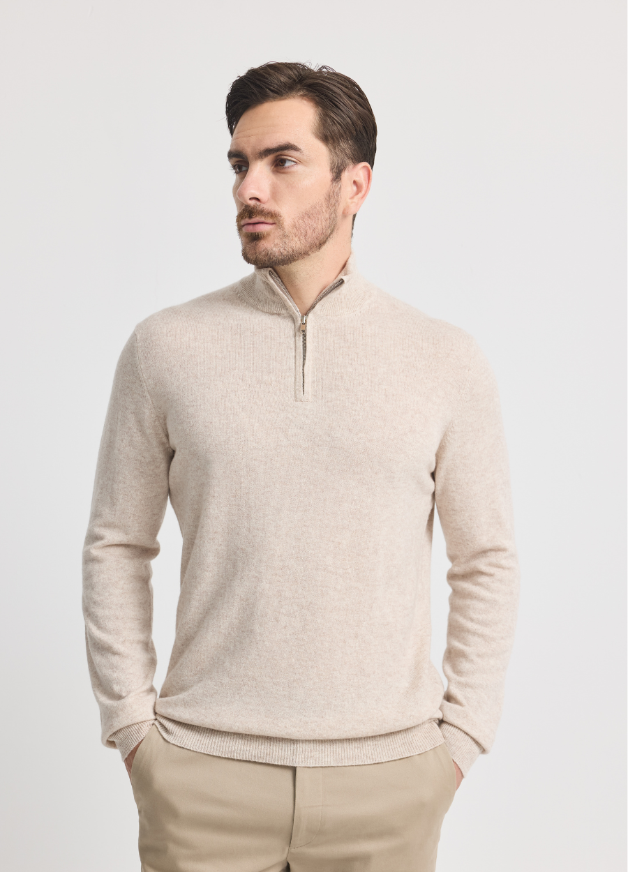 Men's Kensington Summer Quarter Zip (Merino Blend)