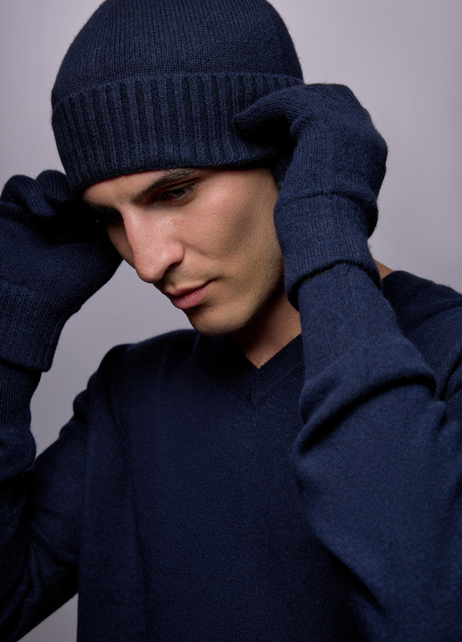 Cashmere Jersey Beanie