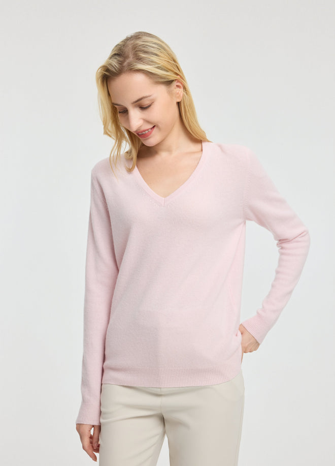 Cashmere V-Neck Top