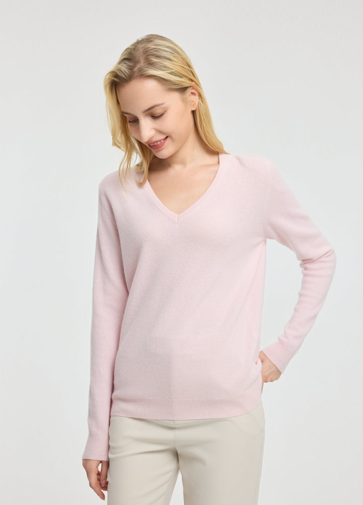 Cashmere V-Neck Top