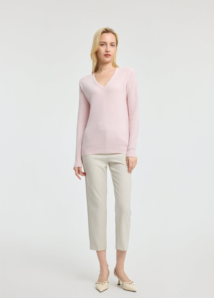 Cashmere V-Neck Top