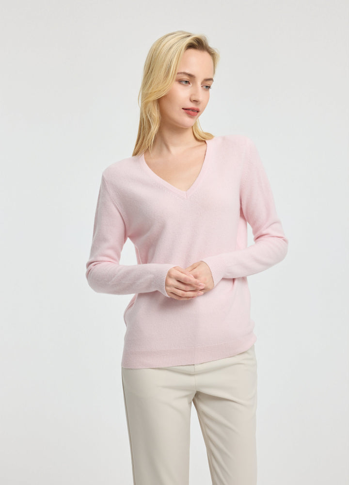 Cashmere V-Neck Top
