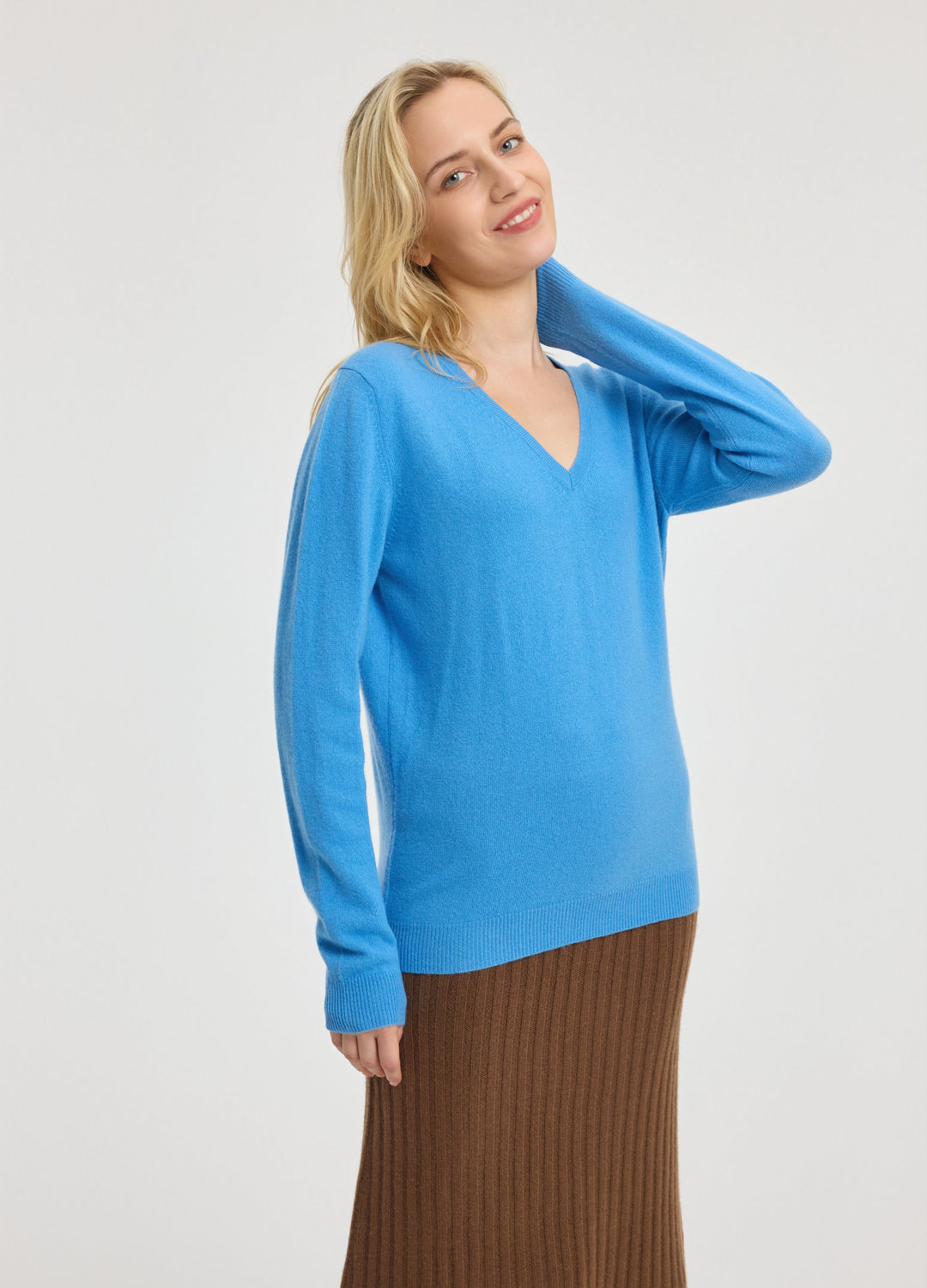Cashmere V-Neck Top
