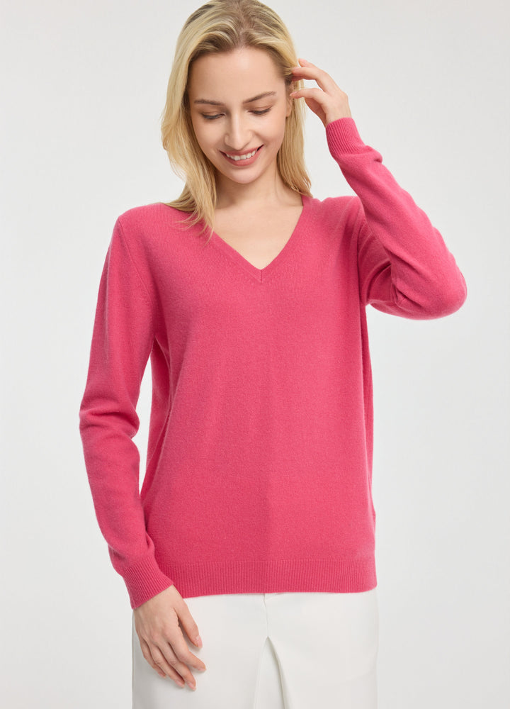 Cashmere V-Neck Top