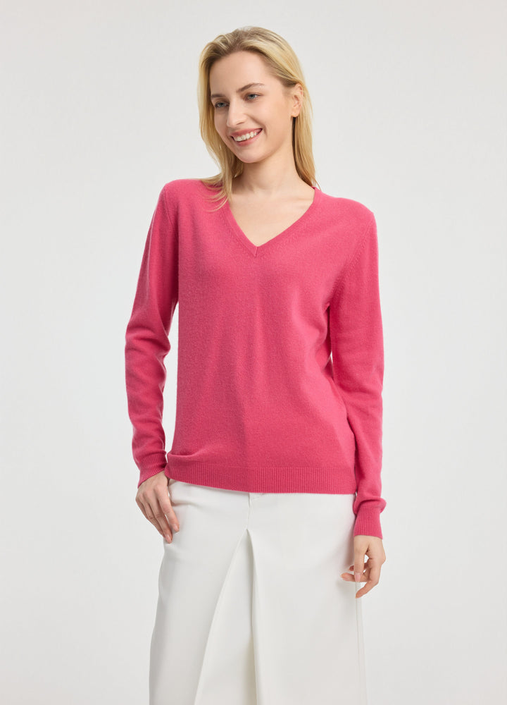 Cashmere V-Neck Top