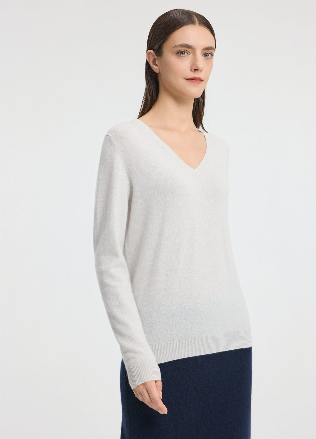 Cashmere V-Neck Top
